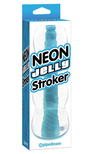 Neon Luv Touch Neon Jelly Stroker - Blue PD3115-14