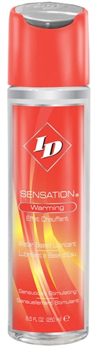 ID Sensation Warming Water-Based Lubricant - 8.5 Oz. ID-SNS-08