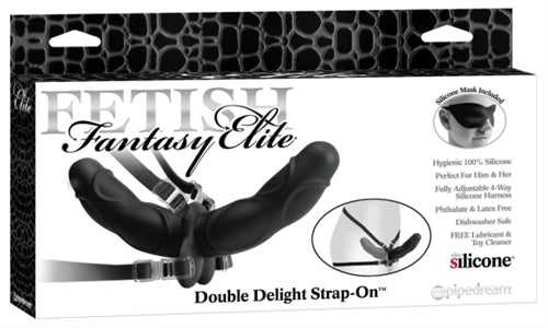 Fetish Fantasy Elite Double Delight Strap-on - Black PD4539-23
