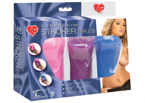 Tlc Cyberskin Stroker Triplets Ts1484817 TS1003074