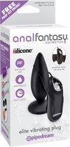 Anal Fantasy Collection Elite Vibrating Plug - Black PD4613-23