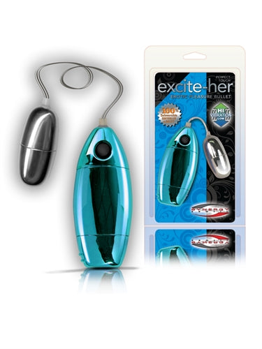 Excite-Her Silver Bullet Blue W/p M/s SYN2100102