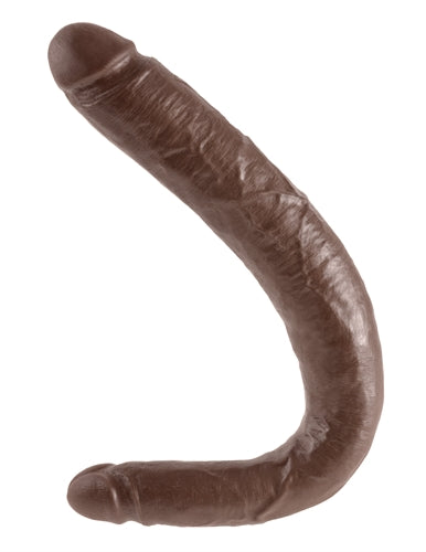 King Cock 16-Inch Tapered Double Dildo - Brown PD5517-29