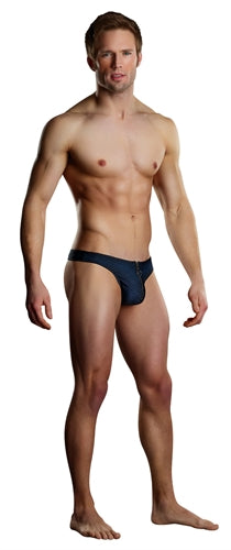 Radical Sport Zipper Thong - Grey - Large-Extra Large MP-441207GYLX