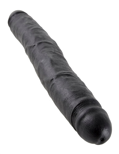 King Cock 12-Inch Slim Double Dildo - Black PD5516-23