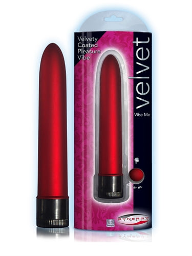 Velvet Vibe Me Massager - Red SYN2400710