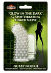Glow-in-the-Dark Vibrating Nubby Nookie Finger Sleeve HTP2764