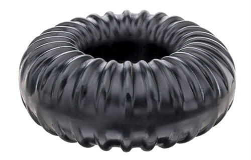 Ribbed Ring -  Black PF-CR30B