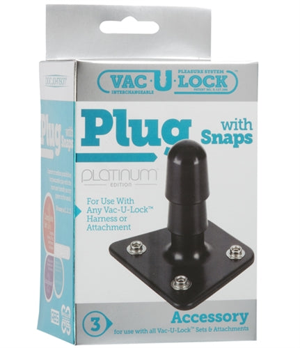 Vac-U-Lock Platinum Edition Black Plug DJ1090-14