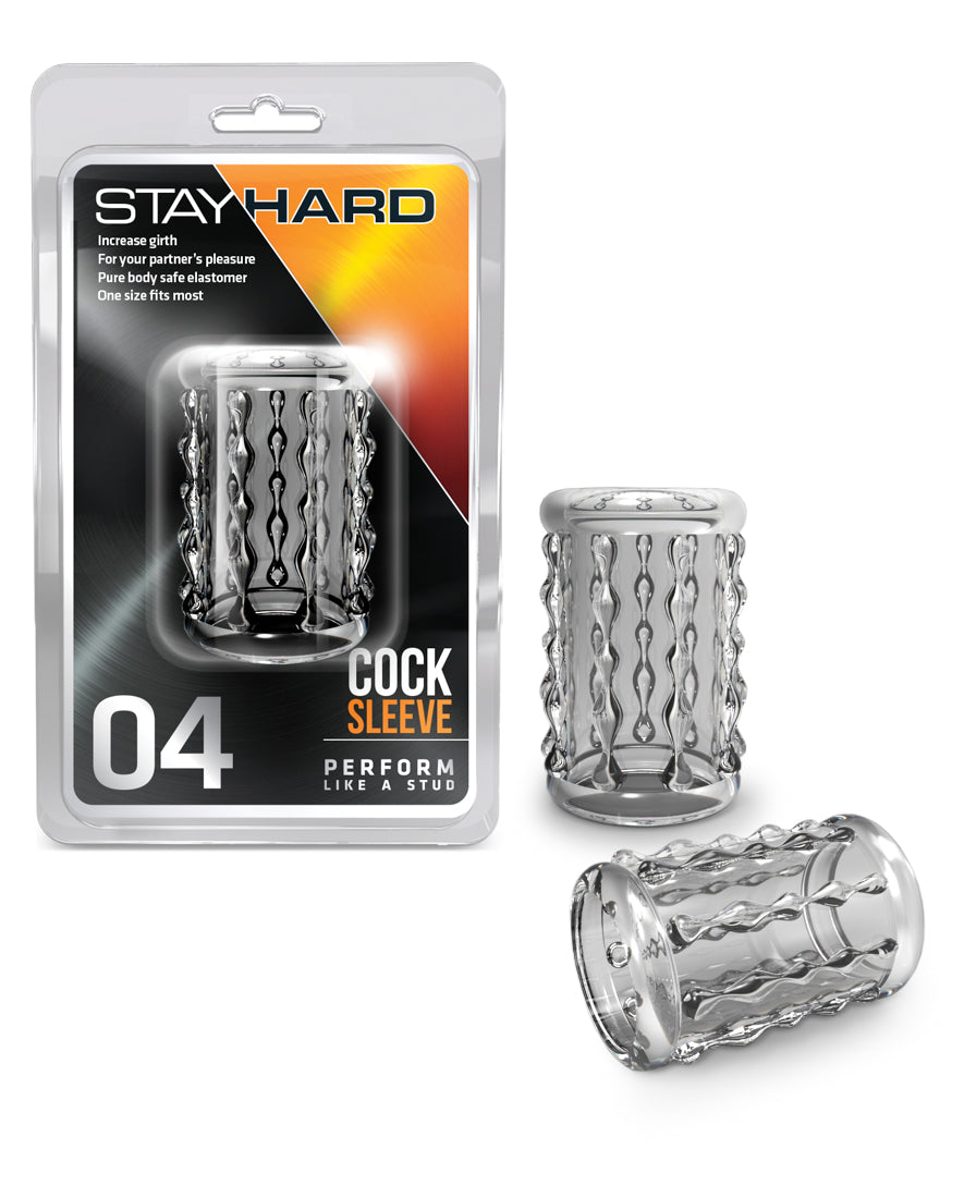 Stay Hard - Cock Sleeve 04 - Clear BL-00402