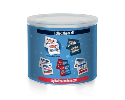 Political Condoms - 40 Piece Jar - Assorted Designs PMJ06912
