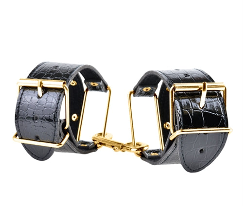 Fetish Fantasy Gold Cuffs - Black PD3974-23