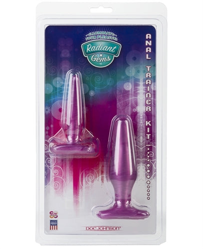 Radiant Gems Anal Trainer Kit - Purple DJ0978-06