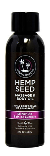 Skinny Dip Hemp Seed Massage Oil - 2 Oz. EB-MAS221E