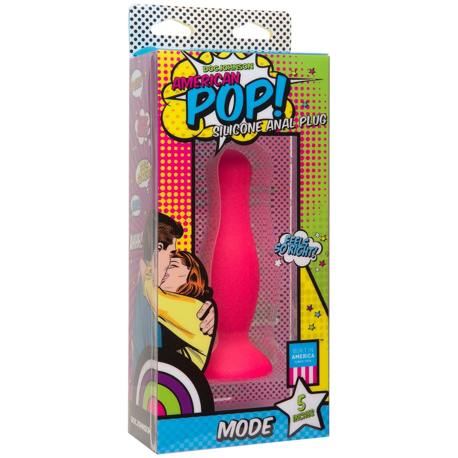 American Pop! Mode 5 Anal Plug - Pink DJ0500-15-BX