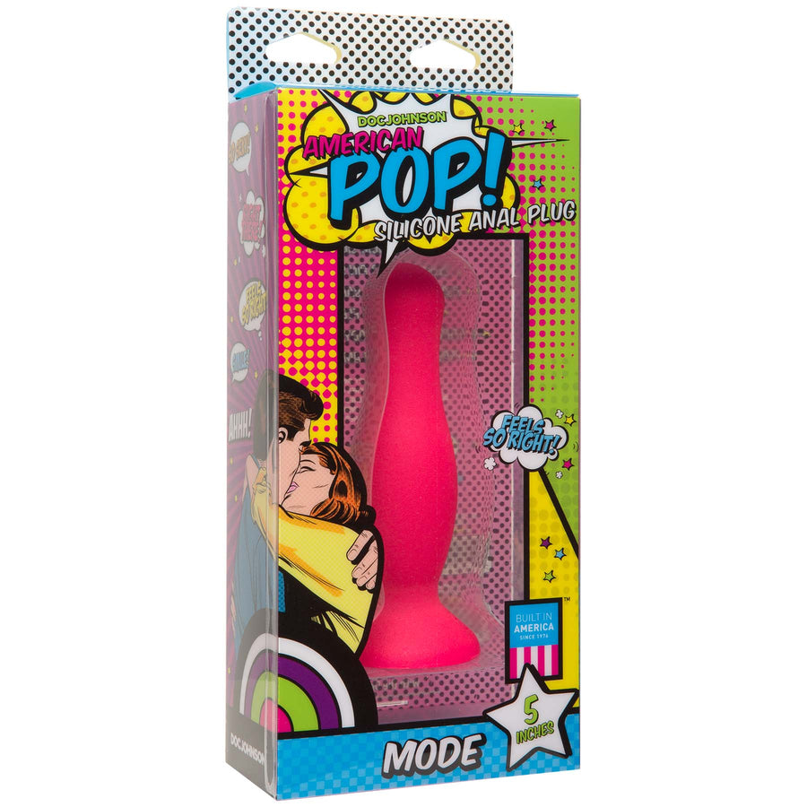 American Pop! Mode 5 Anal Plug - Pink DJ0500-15-BX