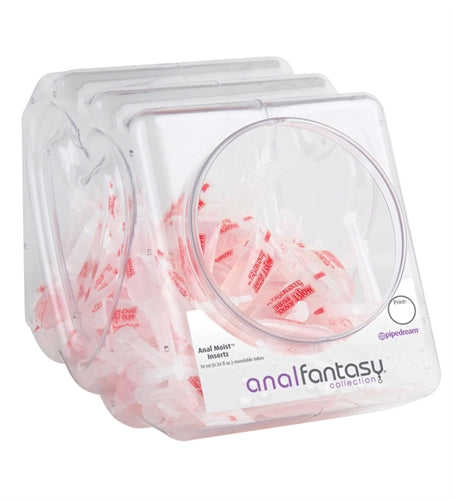 Anal Fantasy Collection Anal Moist Insertz -  72 Piece Fishbowl Display PD4673-99D