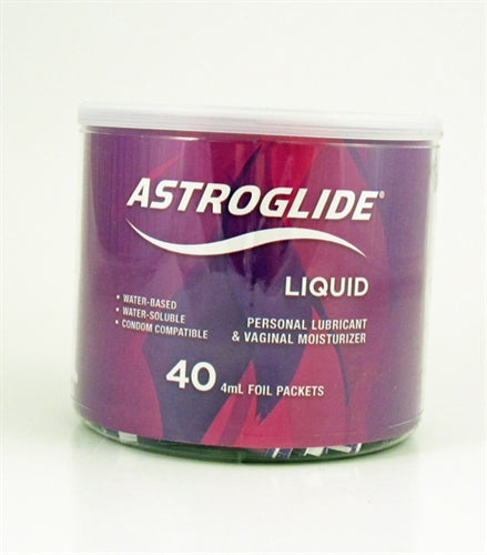 Astroglide Liquid 4ml - 40 Piece Jar PM03200D