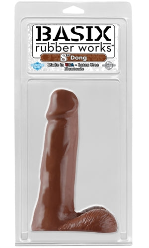 Basix Rubber Works - 8-Inch Dong - Brown PD4205-29