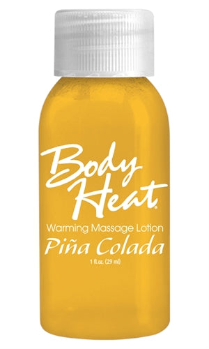 Body Heat Warming Massage Lotion - 1 Fl. Oz. - Pina Colada PD9553-71