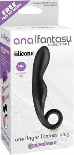 Anal Fantasy Collection One-Finger Fantasy Plug - Black PD4620-23
