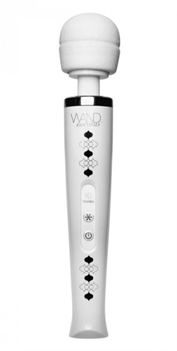 Utopia 10-Function Cordless Rechargeable Wand Massager - White WE-AD834