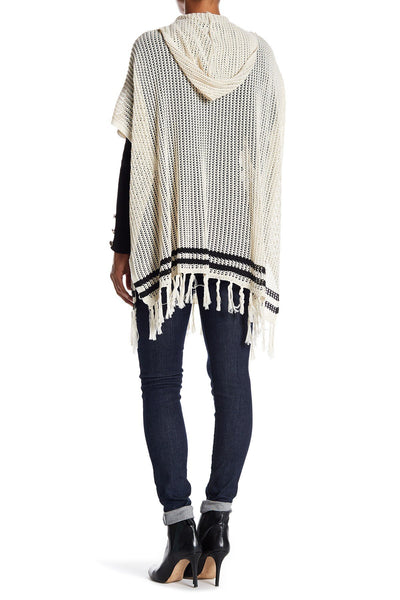 4610 Constellation Stripe Open-Knit Shawl