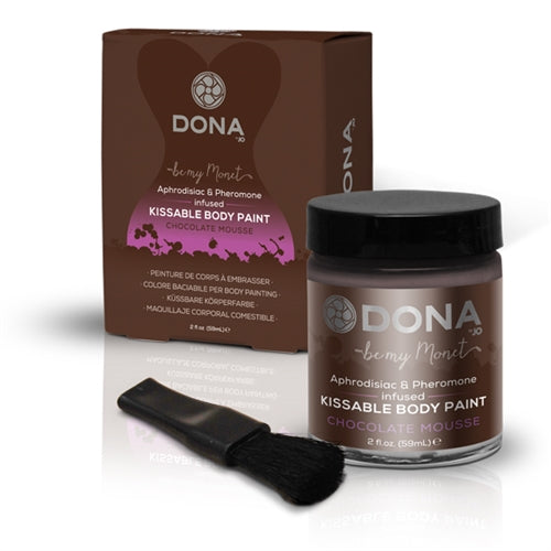 Dona Kissable Body Paint - Chocolate Mousse - 2 Oz. JO40571