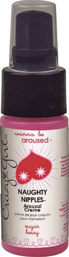 Crazy Girl Naughty Nipples Arousal Creme - Sugar Berry 1 Oz. CE7315-01