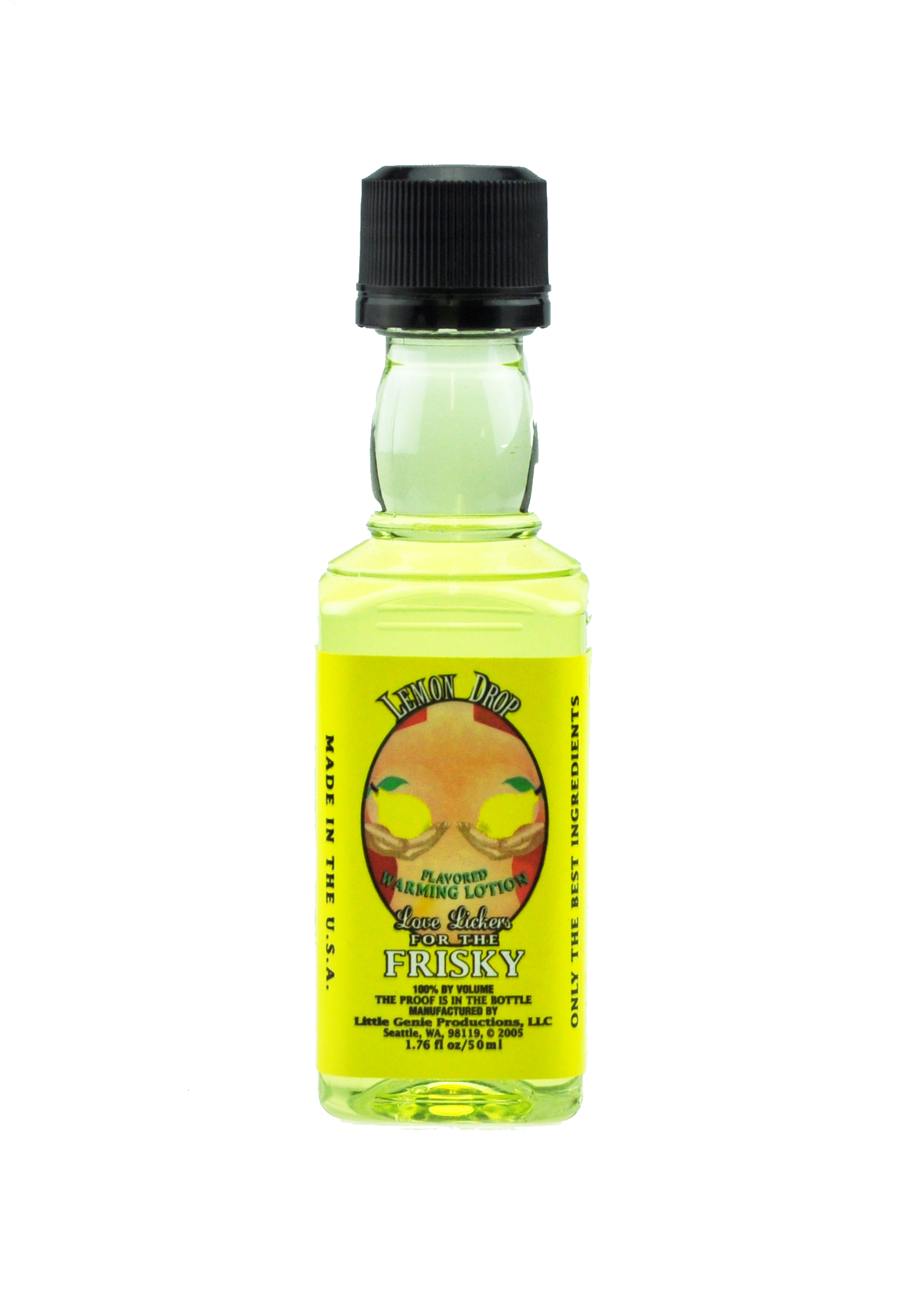 Love Lickers Massage Oil - Lemon Drop - 1.76 Fl. Oz. LG-BT028