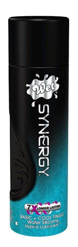 Wet Synergy Hybric Lubricant - Basic Plus Cool Tingle - 9.9 Oz.  Wt36101 WT36103