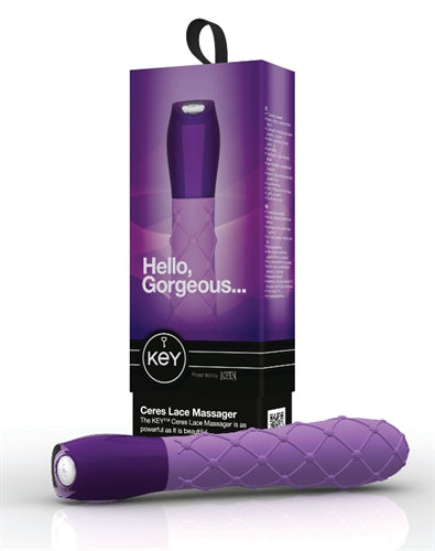 Key Ceres - Lace Massager - Lavender JO8051103