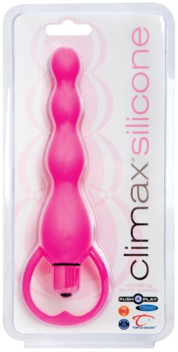 Climax Silicone Vibrating Anal Beads Pink TS1071018