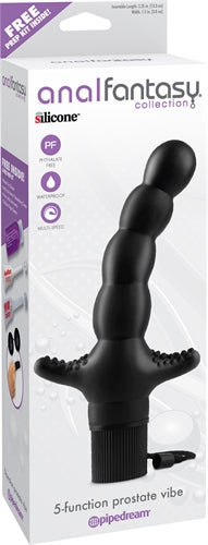 Anal Fantasy Collection 5-Function Prostate Vibe - Black PD4639-23