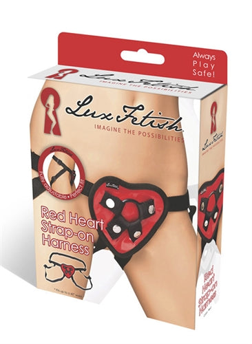 Red Heart Strap-on Harness EL-LF-1361RED