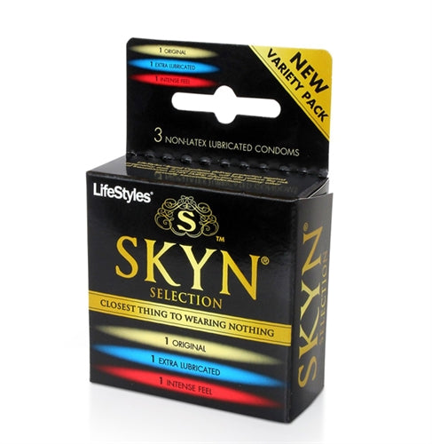 Lifestyles Skyn Selection Lubricated Condoms - Variety 3 Pack LS7103
