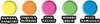 Liquored Up Edible Body Paints - 5 Assorted Flavors HTP3040
