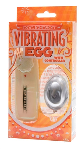 Vibrating Egg With Controller - Silver DJ1600-02