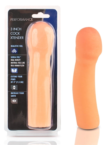 Performance - 3 In. Cock Xtender - Beige BL-26393