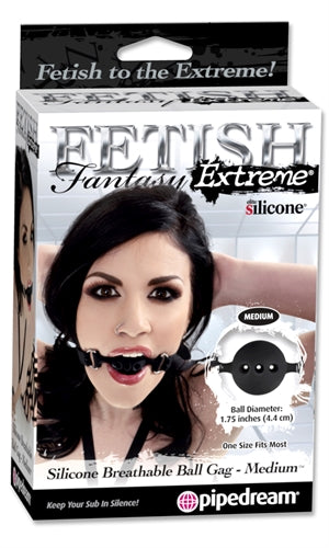 Fetish Fantasy Extreme Silicone Breathable Ball Gag - Medium PD3697-02