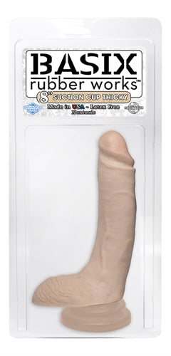 Basix 8in Suction Cup Thicky Flesh PD4309-21
