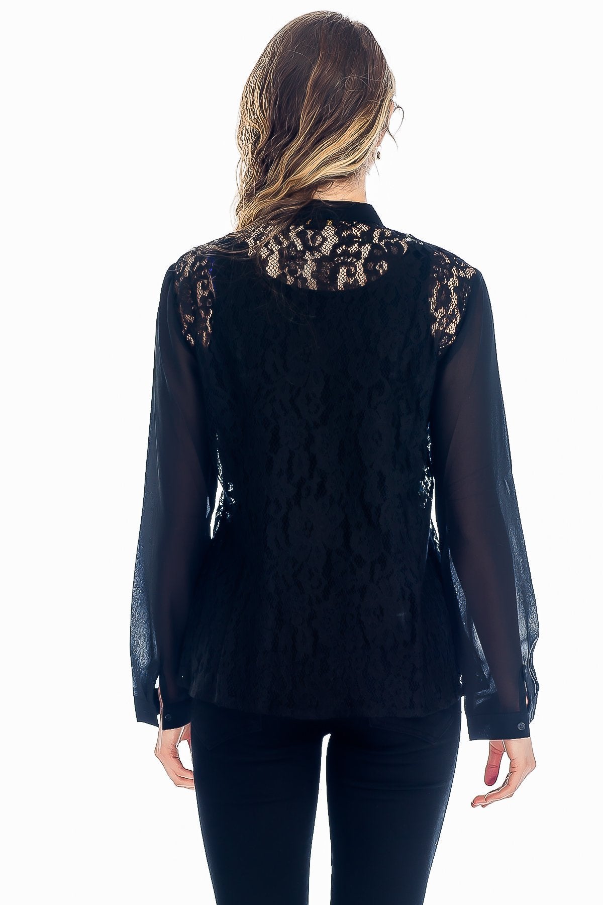 5525 Audrina Lace Top