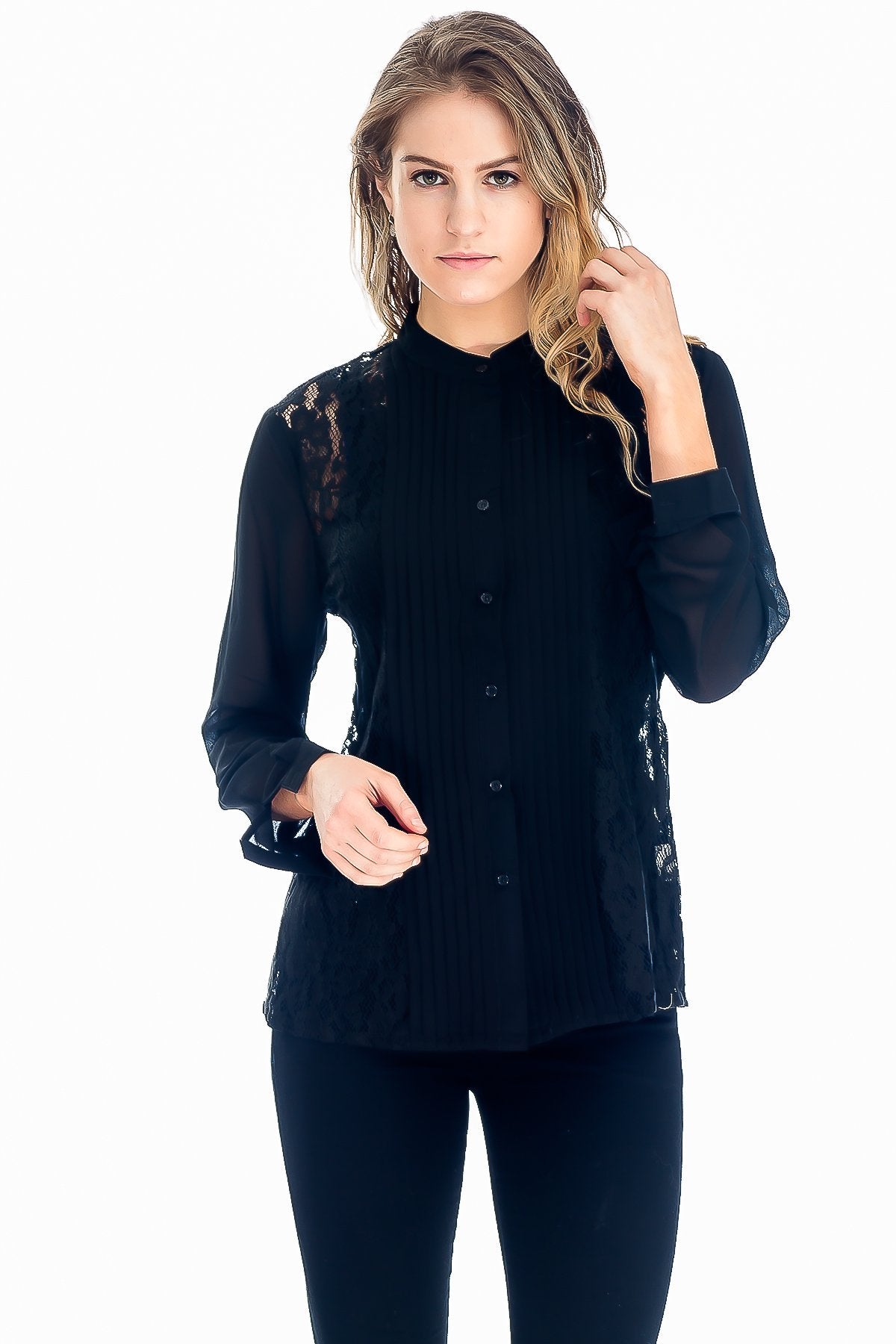 5525 Audrina Lace Top