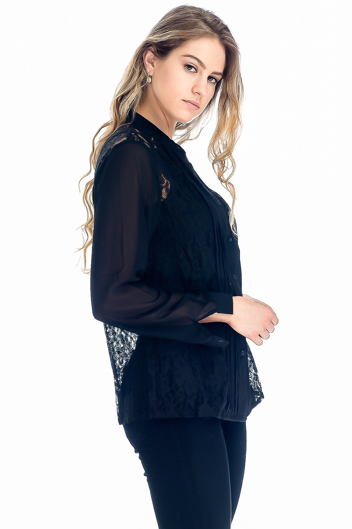 5525 Audrina Lace Top