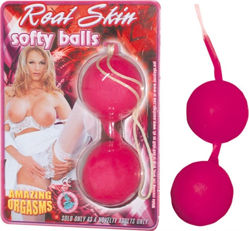 Real Skin Softy Balls Pink NW1689-1