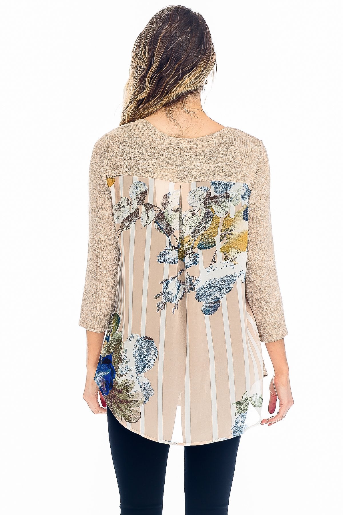 5600 Emerson Knit Inset Top