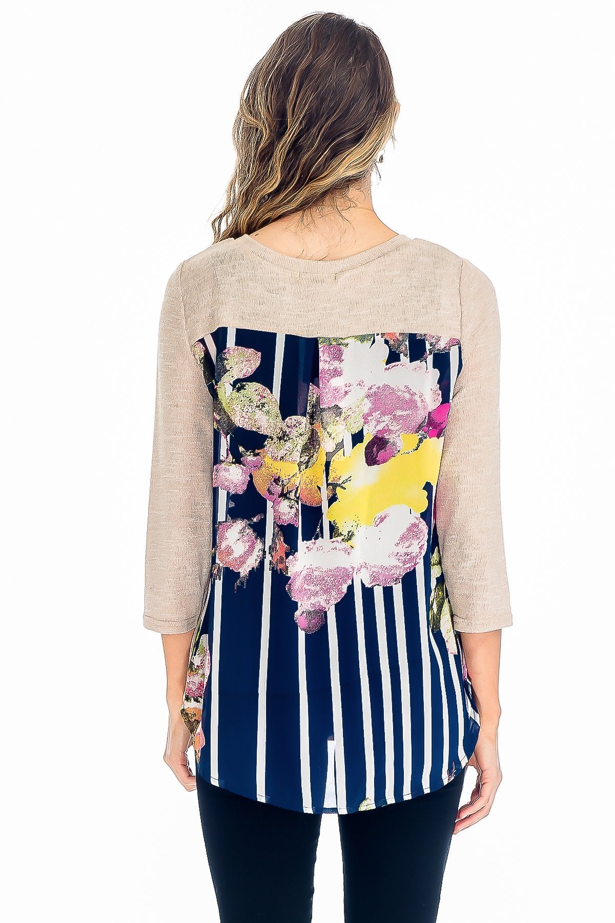 5600 Emerson Knit Inset Top