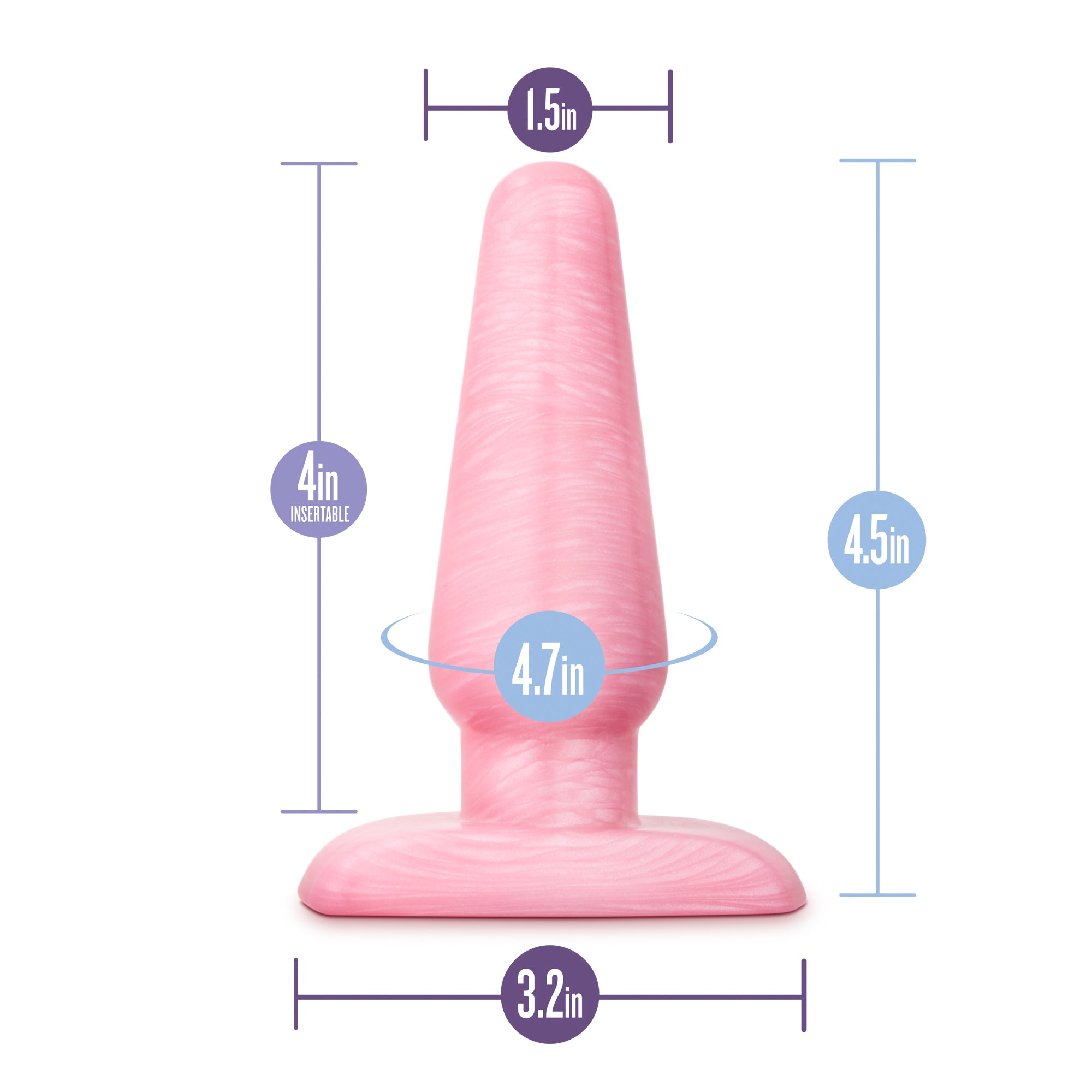 B Yours - Cosmic Plug - Pink - Medium BL-18700