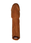 Skinsations Latin Lover Series Husky Lover 7 Inch Vibrating - Brown HTP3059