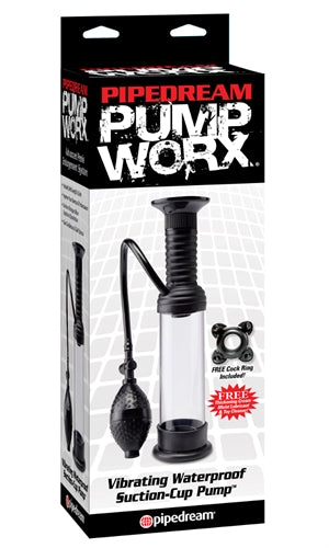 Pump Worx Vibrating Waterproof Wall Banger Pump Black PD3252-23